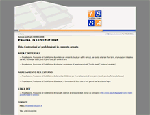 Tablet Screenshot of ibbacostruzioni.it
